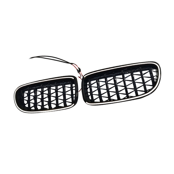 Diamond Front Kidney Grill Grille Fit BMW 3 Series E90/E91 2009-2011 LCI