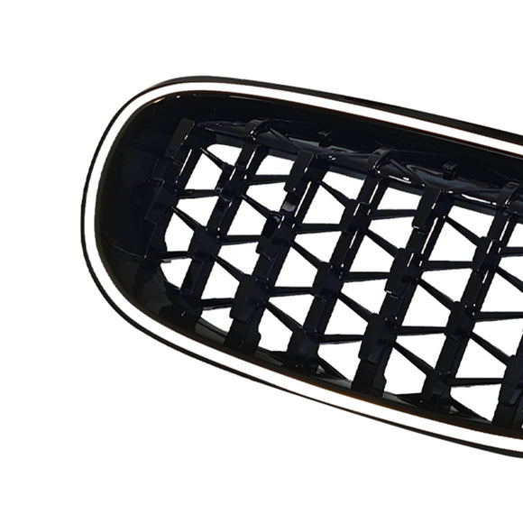 Diamond Front Kidney Grill Grille Fit BMW 3 Series E90/E91 2009-2011 LCI