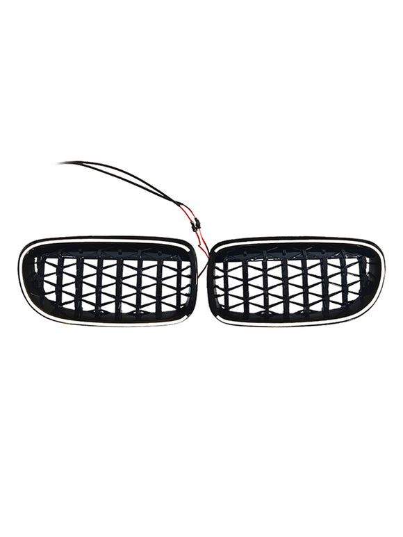 Diamond Front Kidney Grill Grille Fit BMW 3 Series E90/E91 2009-2011 LCI