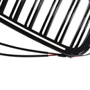 Svart främre stötfångare njurgrill Grill Passar BMW X3 F25 2011-2014 Dual Line-12