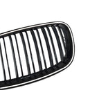 Rejilla de riñón para parachoques delantero, color negro brillante, compatible con BMW X5 E70 X6 E71 2007-2013-9