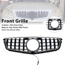 GT-Style Front Bumper Grill Grille Fit Benz C-Class W204 C300 C350 2008-2014-1