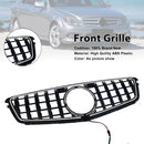 GT-Style Front Bumper Grill Grille Fit Benz C-Class W204 C300 C350 2008-2014-3