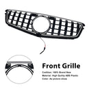 GT-Style Front Bumper Grill Grille Fit Benz C-Class W204 C300 C350 2008-2014-5