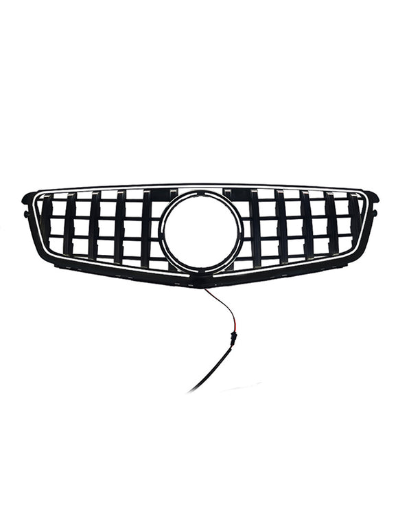 GT-Style Front Bumper Grill Grille Fit Benz C-Class W204 C300 C350 2008-2014