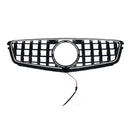 GT-Style Front Bumper Grill Grille Fit Benz C-Class W204 C300 C350 2008-2014-14