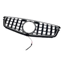 GT-Style Front Bumper Grill Grille Fit Benz C-Class W204 C300 C350 2008-2014-15