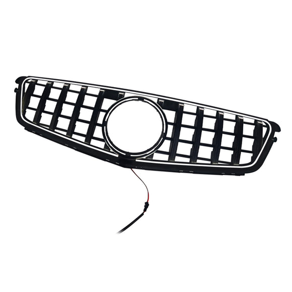 GT-Style Front Bumper Grill Grille Fit Benz C-Class W204 C300 C350 2008-2014
