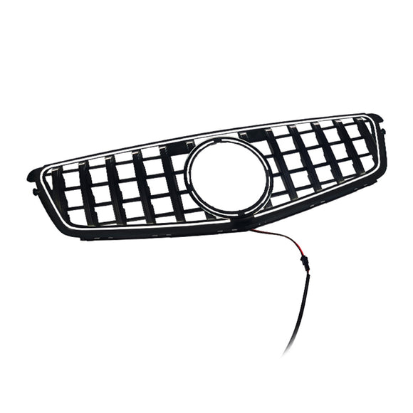 GT-Style Front Bumper Grill Grille Fit Benz C-Class W204 C300 C350 2008-2014