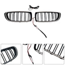 Black Front Kidney Grille Grill Fit BMW F32 F33 F36 F82 2014-2020 Dual Slat-6