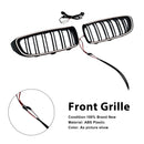 Black Front Kidney Grille Grill Fit BMW F32 F33 F36 F82 2014-2020 Dual Slat-5