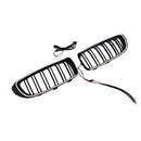 Black Front Kidney Grille Grill Fit BMW F32 F33 F36 F82 2014-2020 Dual Slat-7
