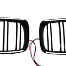 Black Front Kidney Grille Grill Fit BMW F32 F33 F36 F82 2014-2020 Dual Slat-11