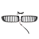 Black Front Kidney Grille Grill Fit BMW F32 F33 F36 F82 2014-2020 Dual Slat-15