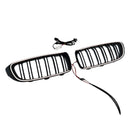 Black Front Kidney Grille Grill Fit BMW F32 F33 F36 F82 2014-2020 Dual Slat-17