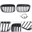 2 Stuks Glanzend Zwart Front Nier Grill Grille Fit Bmw X1 F48 F49 2016-2019-15