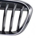 2 Stuks Glanzend Zwart Front Nier Grill Grille Fit Bmw X1 F48 F49 2016-2019-3
