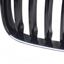 2 Stuks Glanzend Zwart Front Nier Grill Grille Fit Bmw X1 F48 F49 2016-2019-2