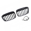 2 Stuks Glanzend Zwart Front Nier Grill Grille Fit Bmw X1 F48 F49 2016-2019-12
