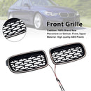 Diamond Front Kidney Grille Grill Fit BMW 3 Series F30 F31 F35 2012-2019-3
