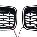 Diamond Front Kidney Grille Grill Fit BMW 3 Series F30 F31 F35 2012-2019-10