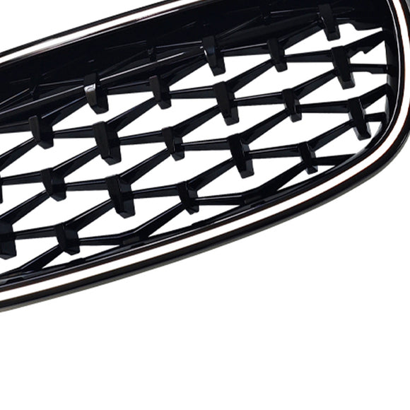 Diamond Front Kidney Grille Grill Fit BMW 3 Series F30 F31 F35 2012-2019