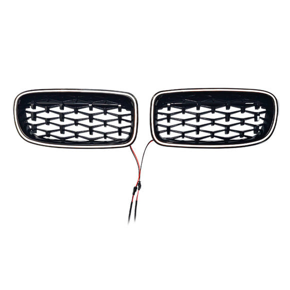 Diamond Front Kidney Grille Grill Fit BMW 3 Series F30 F31 F35 2012-2019