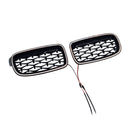 Diamond Front Kidney Grille Grill Fit BMW 3 Series F30 F31 F35 2012-2019-17