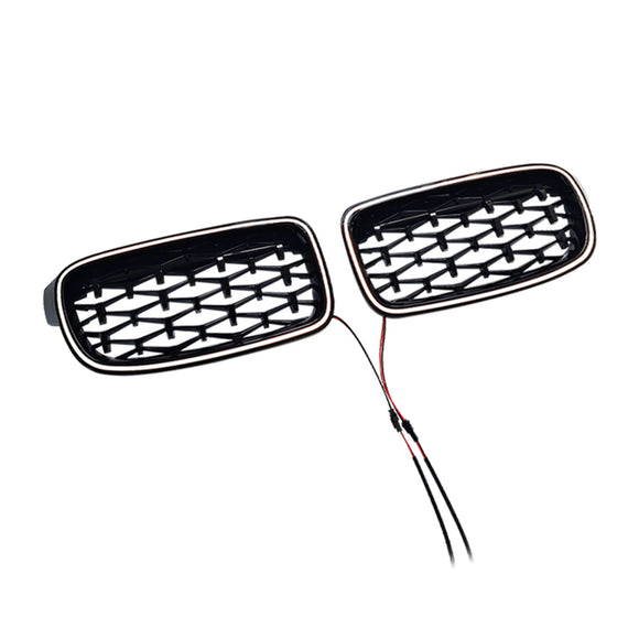 Diamond Front Kidney Grille Grill Fit BMW 3 Series F30 F31 F35 2012-2019