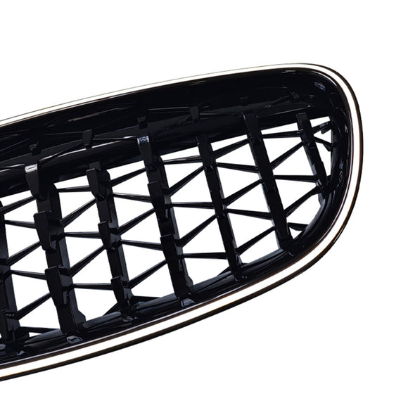 Kiiltävä musta munuaispuskurin säleikkö sopii BMW 5-sarjan F10 F11 2010-2016