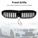 Grille de calandre en diamant 51138072085 pour BMW série 3 G20 2019 – 2022, noire-7