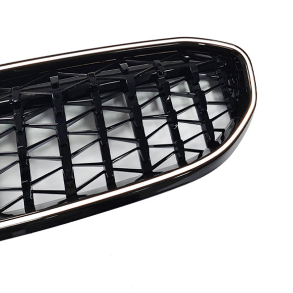 Grille de calandre en diamant 51138072085 pour BMW série 3 G20 2019 – 2022, noire