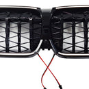 Grille de calandre en diamant 51138072085 pour BMW série 3 G20 2019 – 2022, noire-5