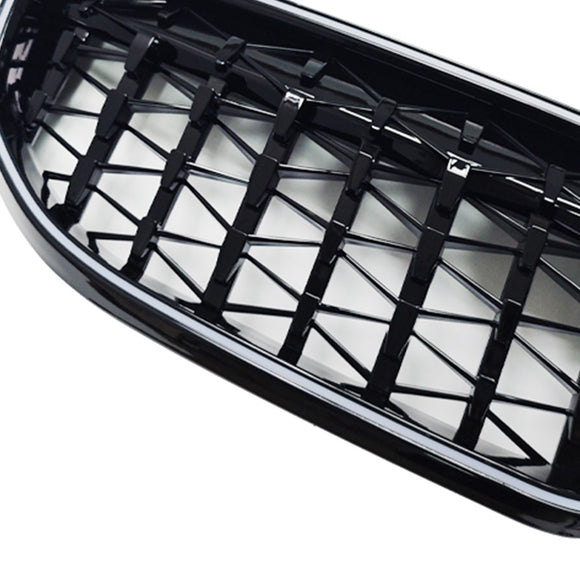 Grille de calandre en diamant 51138072085 pour BMW série 3 G20 2019 – 2022, noire