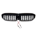 Grille de calandre en diamant 51138072085 pour BMW série 3 G20 2019 – 2022, noire-9