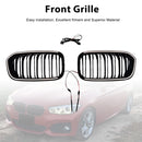 Doppellinien-Frontnierengrill, passend für BMW 1er F20 F21 2015–2017, Schwarz-4