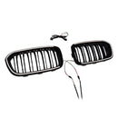 Doppellinien-Frontnierengrill, passend für BMW 1er F20 F21 2015–2017, Schwarz-14