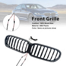 Gloss Black Front Kidney Grill Grille Fit BMW 5 Series G30 G38 2021-2024-2
