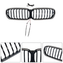 Gloss Black Front Kidney Grill Grille Fit BMW 5 Series G30 G38 2021-2024-6