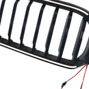 Gloss Black Front Kidney Grill Grille Fit BMW 5 Series G30 G38 2021-2024-11