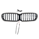 Gloss Black Front Kidney Grill Grille Fit BMW 5 Series G30 G38 2021-2024-16