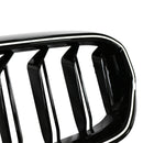 Kiiltävä musta etumunuaissäleikkö sopii BMW 5-sarjan G30 G38 2021-2024 kaksoislamelliin-8