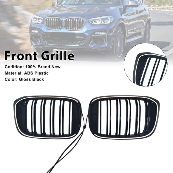 Etumunuaisverkkosäleikkö sopii BMW X4 G02 X3 G01 G08 2018-2021 Pre-Facelift