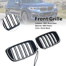 Etumunuaisverkkosäleikkö sopii BMW X4 G02 X3 G01 G08 2018-2021 Pre-Facelift-2