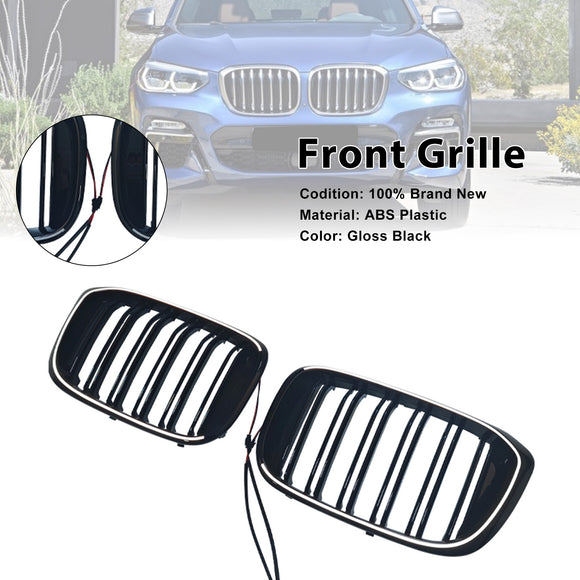 Etumunuaisverkkosäleikkö sopii BMW X4 G02 X3 G01 G08 2018-2021 Pre-Facelift