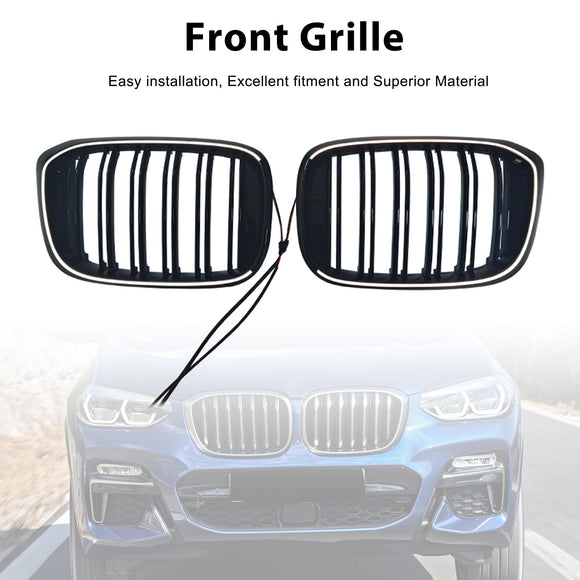 Etumunuaisverkkosäleikkö sopii BMW X4 G02 X3 G01 G08 2018-2021 Pre-Facelift