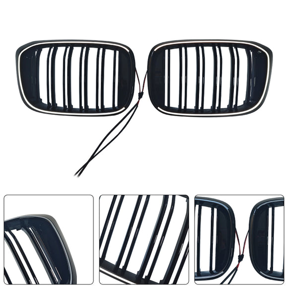 Etumunuaisverkkosäleikkö sopii BMW X4 G02 X3 G01 G08 2018-2021 Pre-Facelift