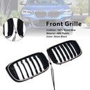 Gloss Black Front Kidney Grill Grille Fit BMW X4 G02 X3 G01 G08 2018-2021-3