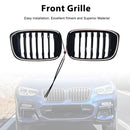 Gloss Black Front Kidney Grill Grille Fit BMW X4 G02 X3 G01 G08 2018-2021-4