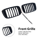 Gloss Black Front Kidney Grill Grille Fit BMW X4 G02 X3 G01 G08 2018-2021-5